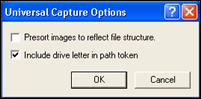 Universal Capture Options